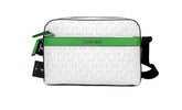 Michael Kors Cooper Small Bright White Palm Signature PVC Utility Crossbody Bag -  Luxury Cross Body Bag for Women -  Michael Kors.